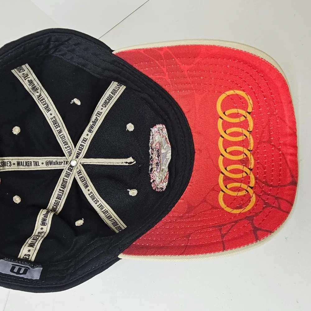 Chicago Bulls Artist Hat Series Snapback Walker TKL Melonwear Black Tan Cap